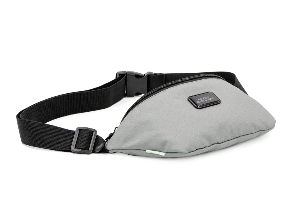 Универсальная водостойкая сумка на пояс Bumble из переработанного пластика, серый-2