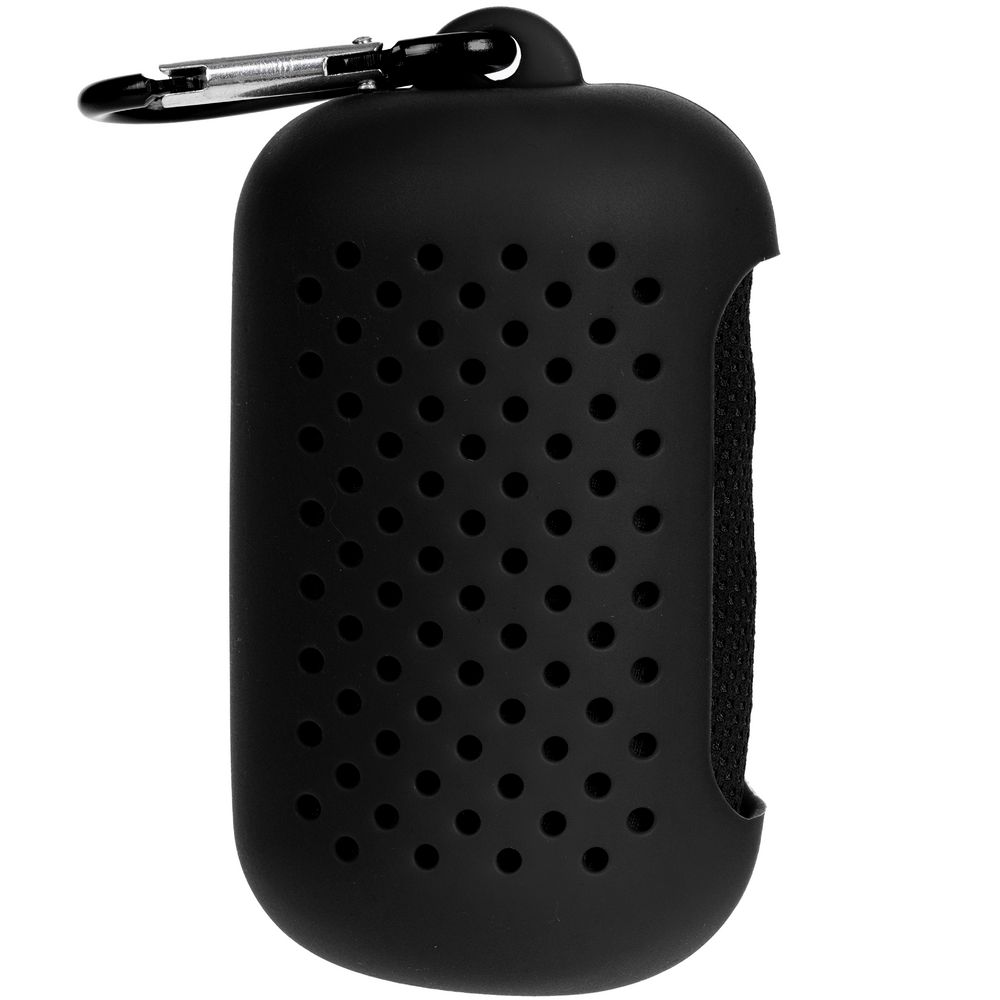 Охлаждающее полотенце Narvik в силиконовом чехле, черное-1