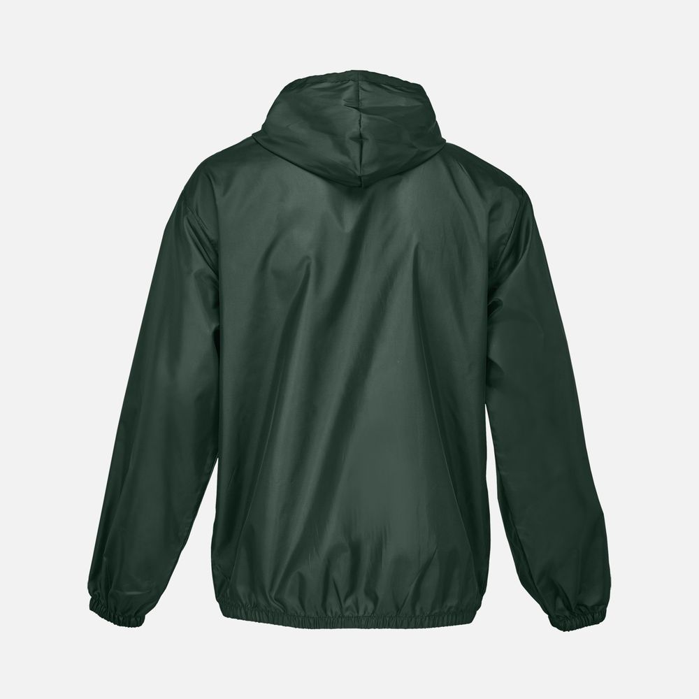 Ветровка унисекс Shield, темно-зеленая-1