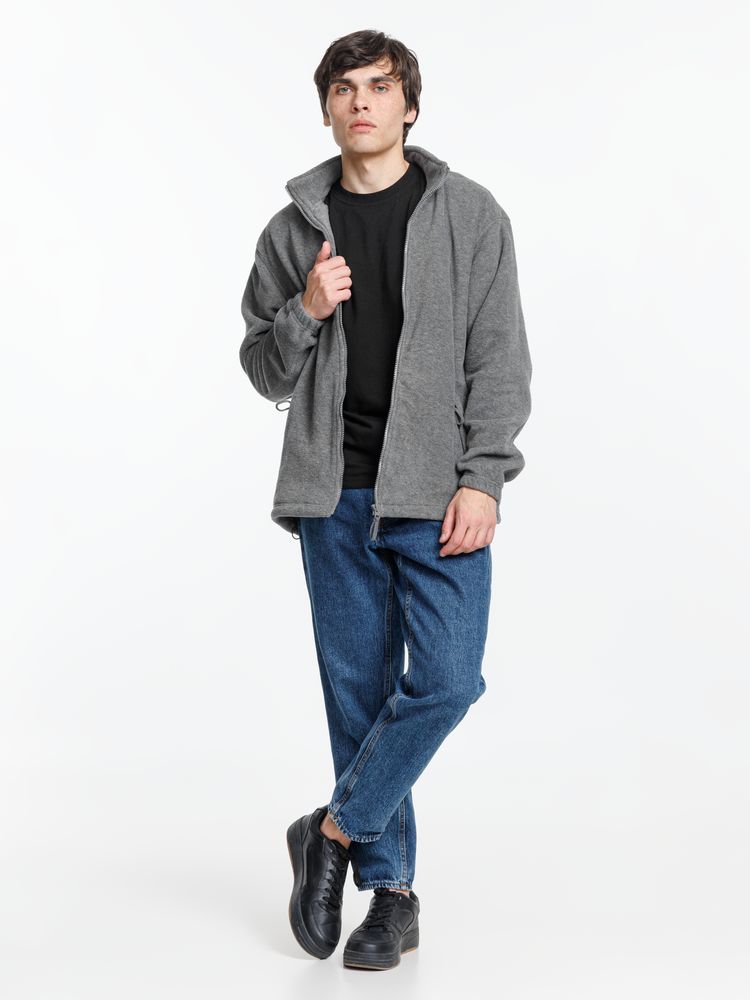 Куртка мужская North, серый меланж-5