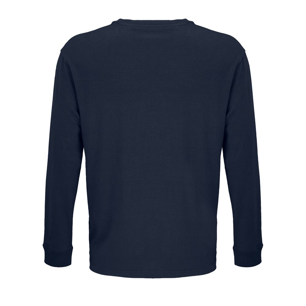 Футболка унисекс с длинным рукавом Pioneer LSL, темно-синяя-2