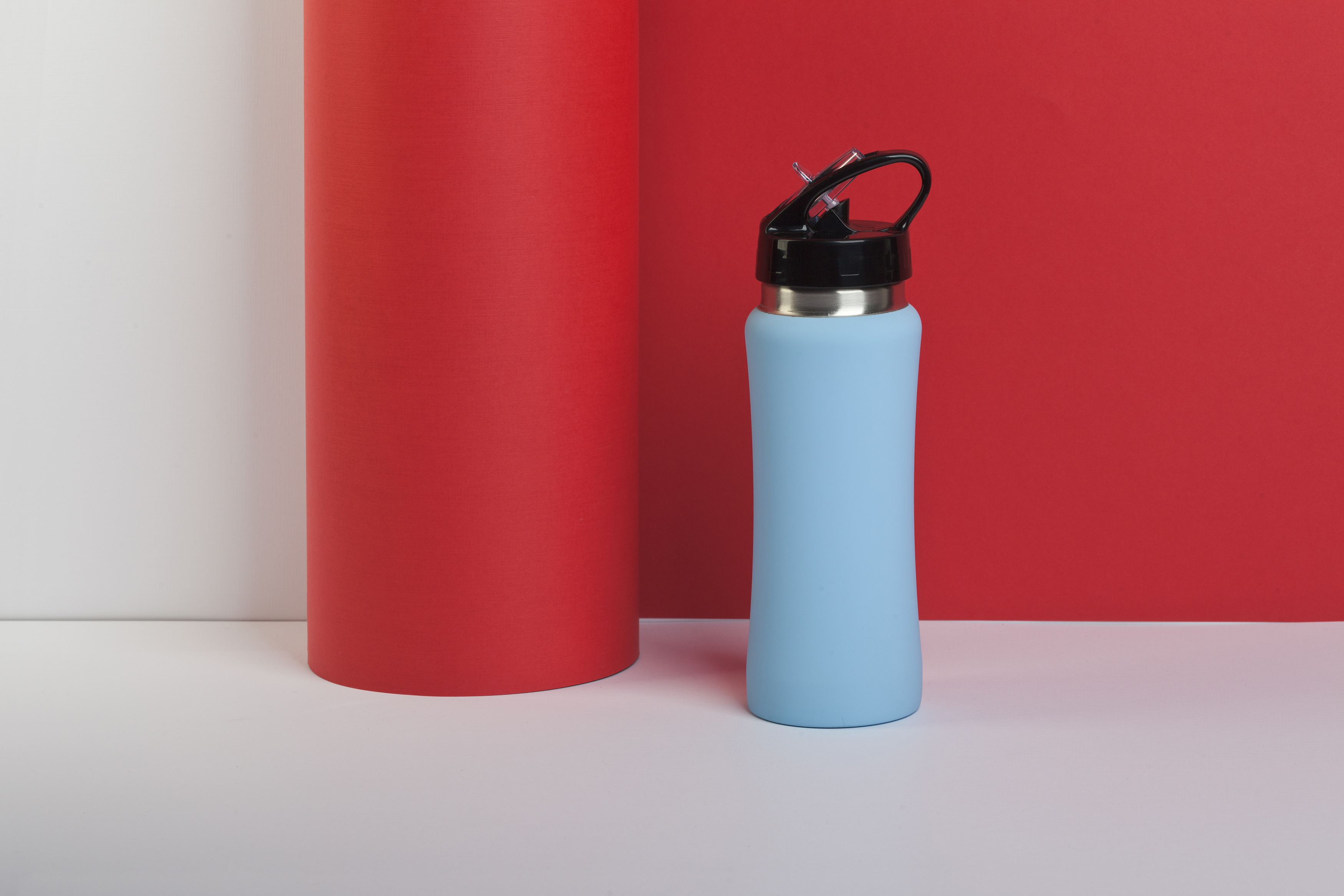 Бутылка для воды "Индиана" 600 мл, покрытие soft touch-1