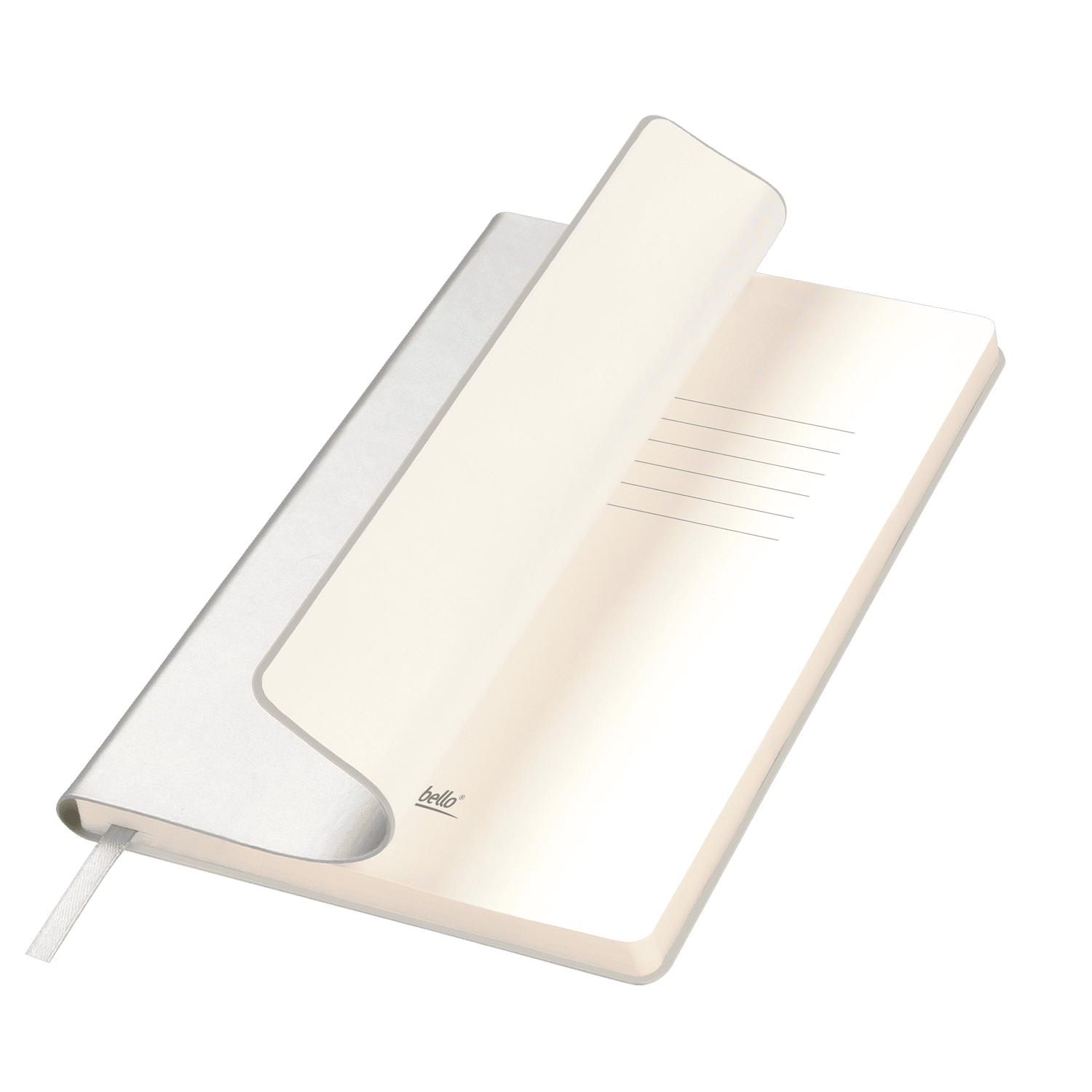 Ежедневник Спарк (Spark) недатированный, серебряный (без упаковки, без стикера)-0