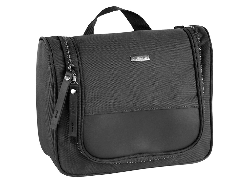 Несессер дорожный BUGATTI ВНЕ ВРЕМЕНИ ДЛЯ МУЖЧИН | CONTRATEMPO MEN, чёрный, нейлон, 26,5х10х20 см, 4 л-0