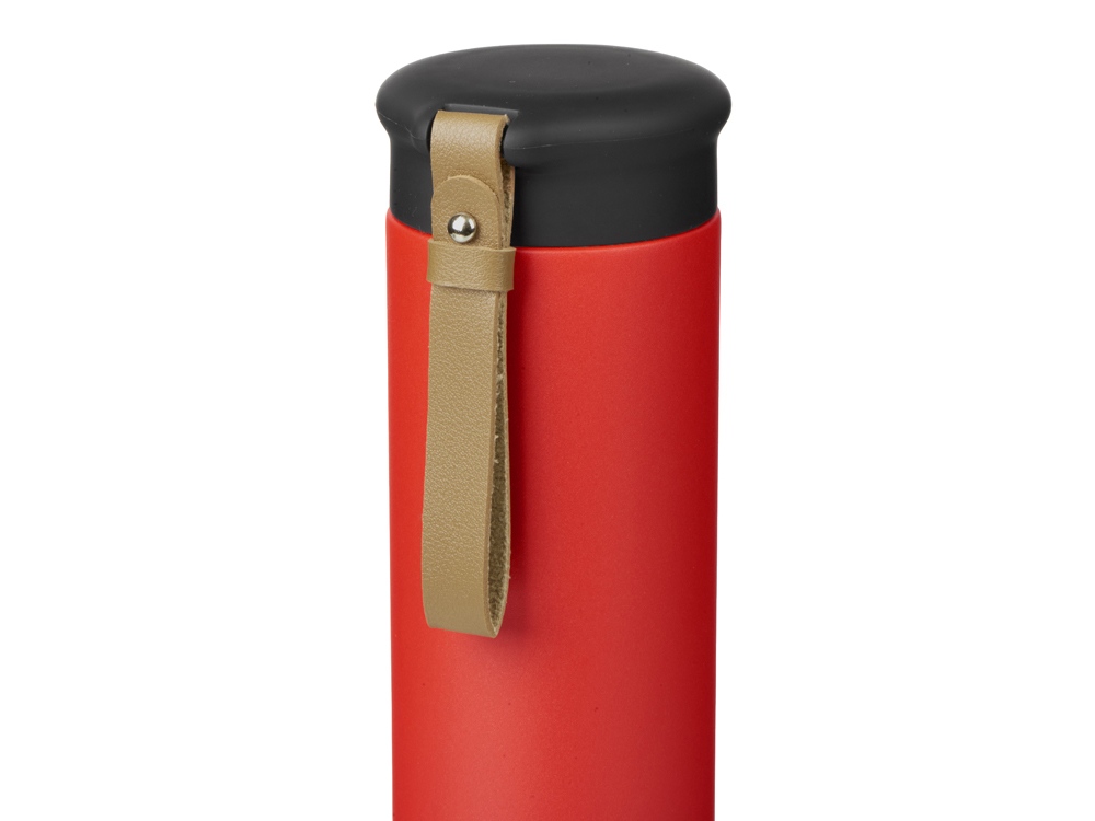 Вакуумный термос Engage, 450 мл, тубус, красный-2