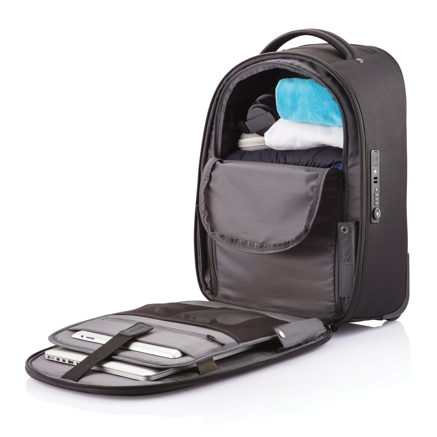 Антикражный рюкзак на колесах Bobby-16