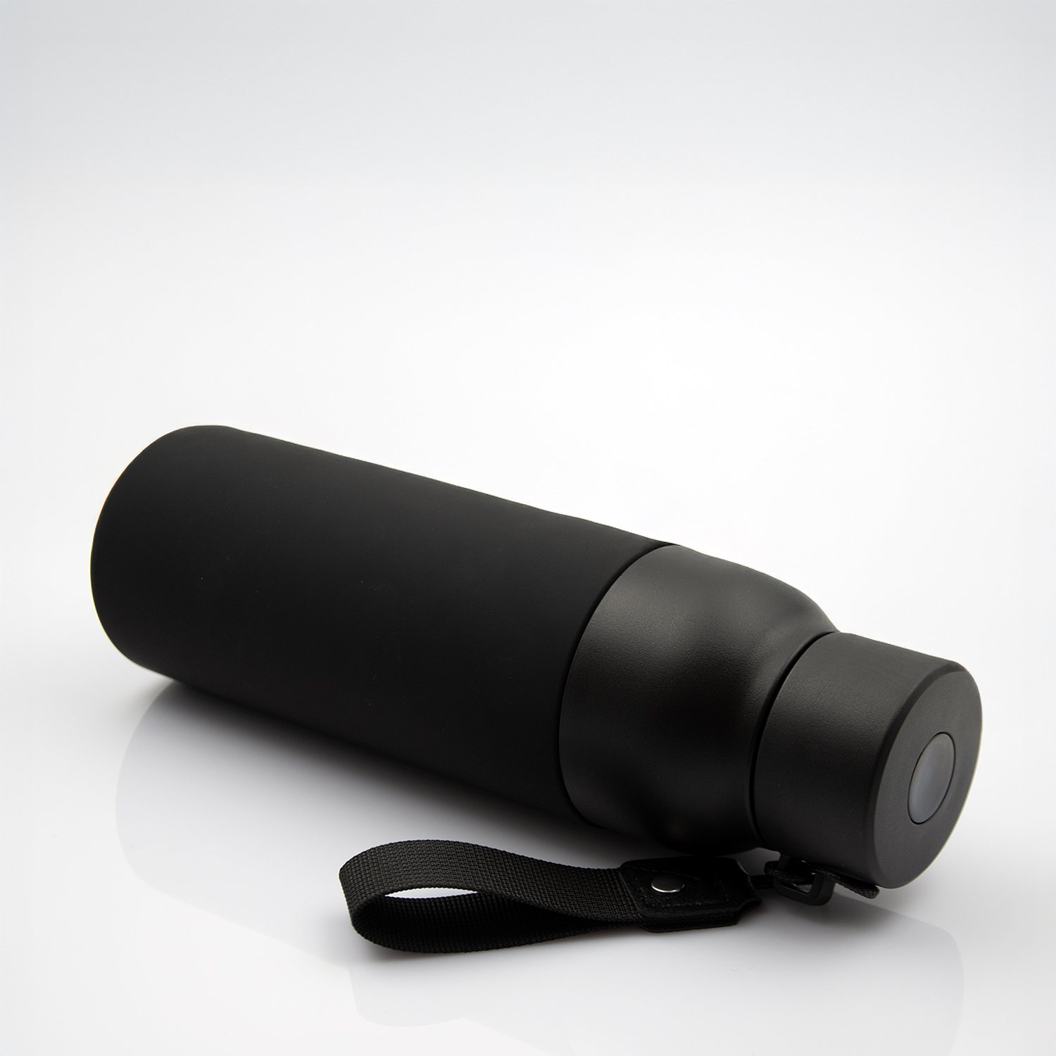 Термобутылка Button Black (черный)-6