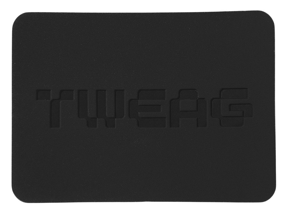 ПАТЧ ПРЯМОУГОЛНЫЙ nubuk (чёрный) 5,0 х 7,0 см-3