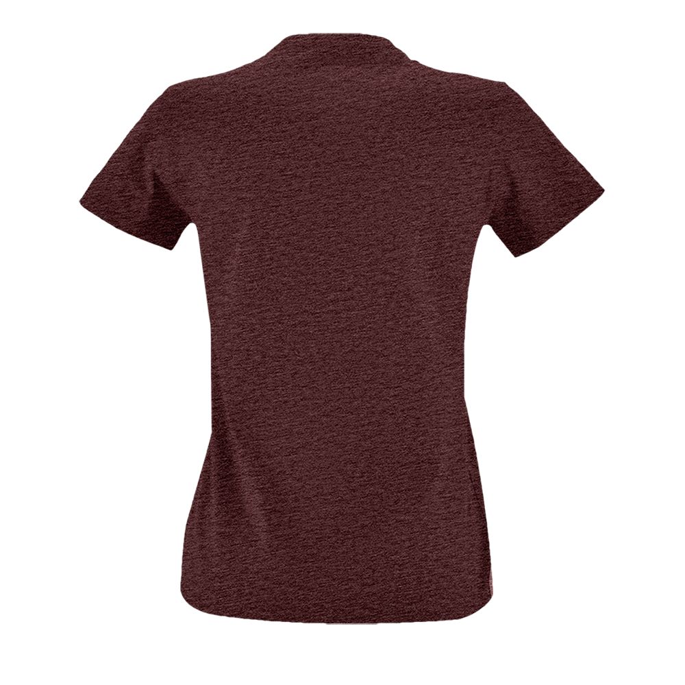 Футболка женская Imperial Fit Women, бордовый меланж-1