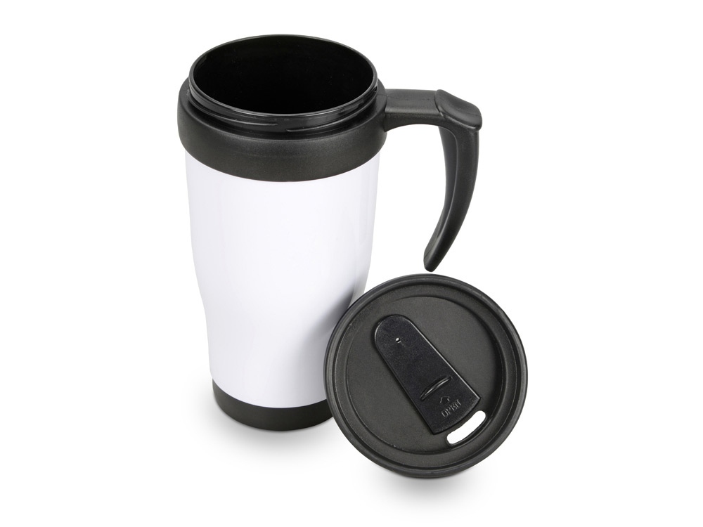 Кружка с термоизоляцией Silence 350мл, белый-1