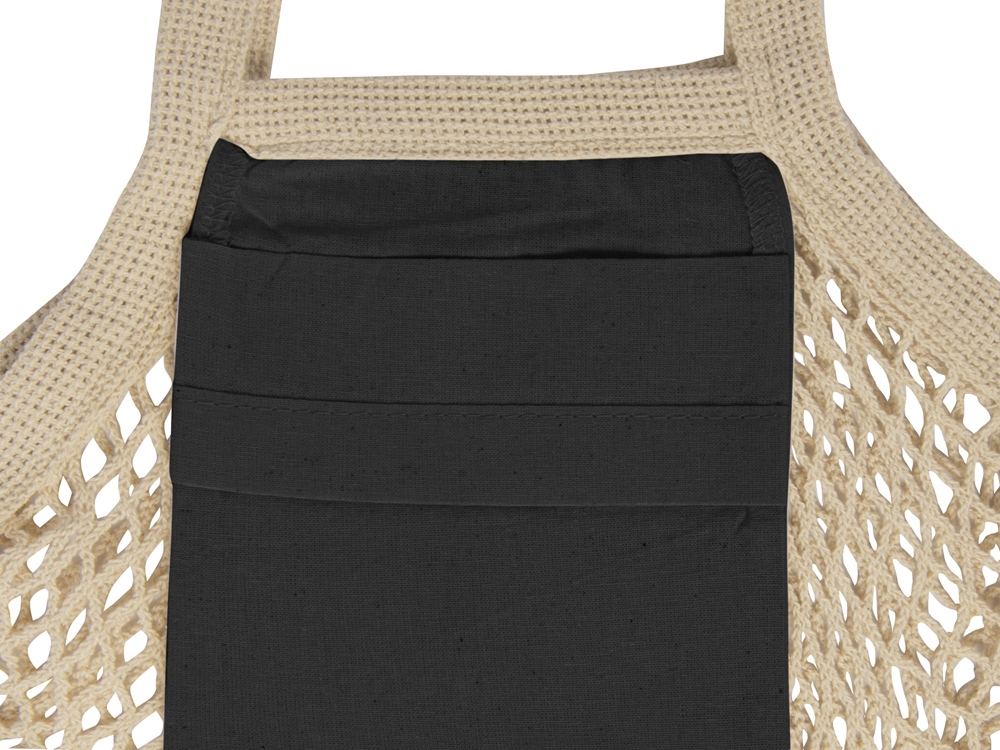Сетка для шопинга Mesh, натуральный/черный-2