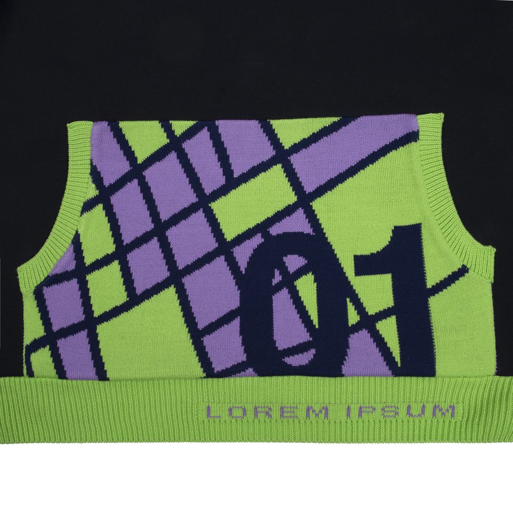 Вязаный карман-кенгуру на заказ Paosy-3