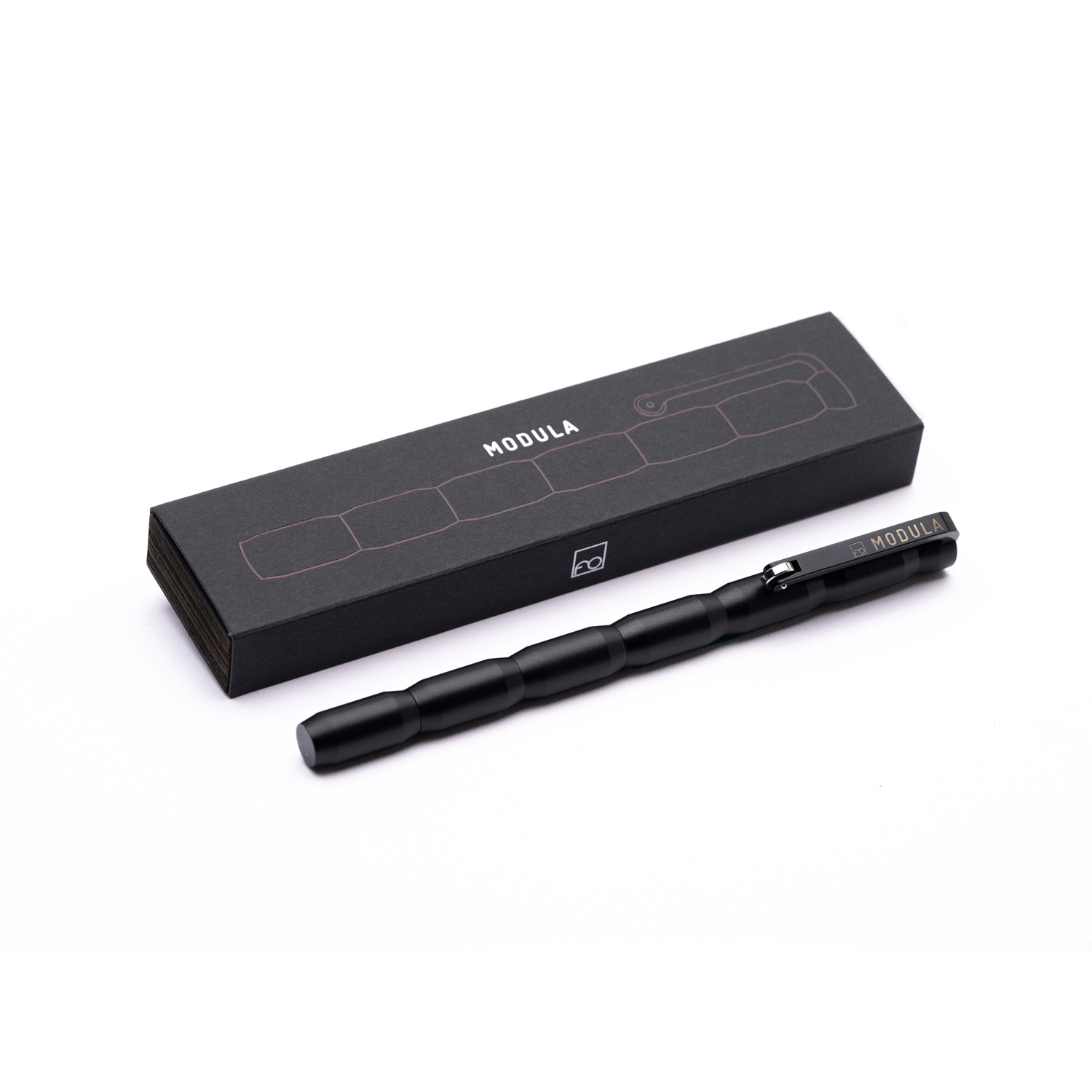 Шариковая ручка+карандаш Pininfarina Modula Black-12