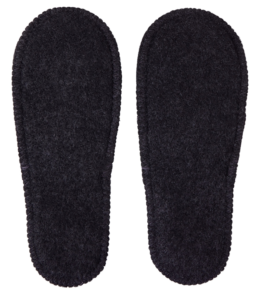 Тапочки белые/серые с отворотом без вышивки-4