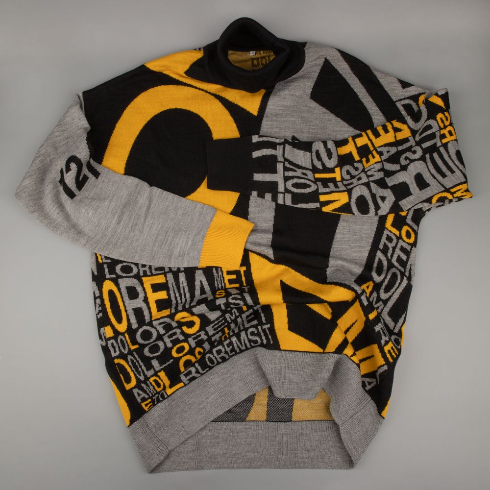 Свитер оверсайз на заказ Tricksy Net, полушерсть-4