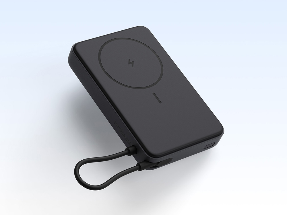 Внешний аккумулятор Xiaomi Magnetic Power Bank 10000 with Built-in Stand Black-6