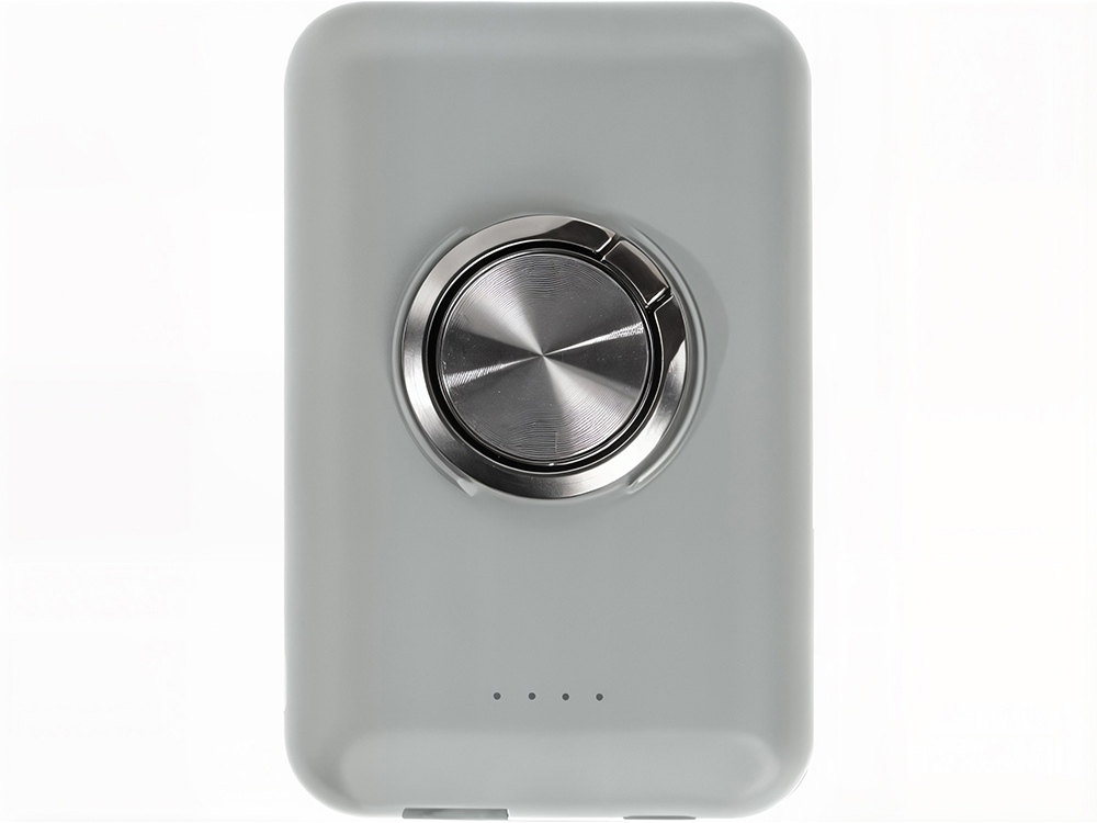 Магнитный беспроводной внешний аккумулятор MagnetIQ, 5000 mah, 10 W, серый Cool gray 7C-3