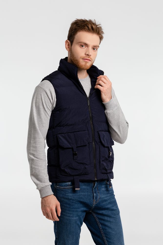 Жилет с подогревом Thermalli Zermatt, темно-синий-7