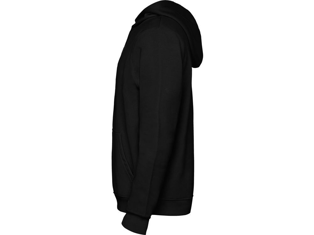 Толстовка с капюшоном Urban детская, черный/серый меланж-1