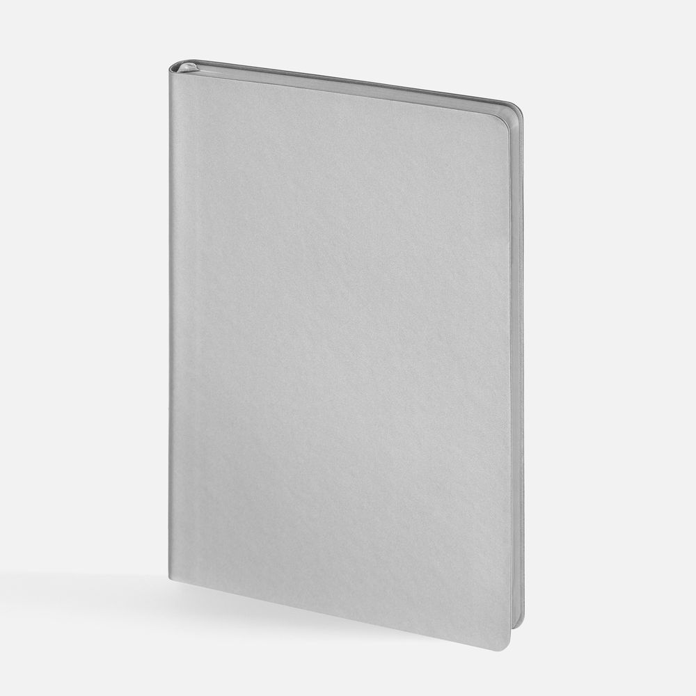 Блокнот Flex Shall ver.2, серебристый-1