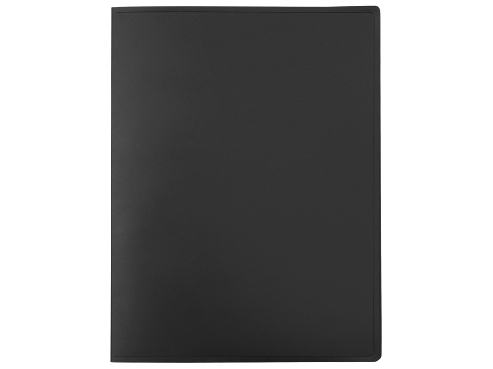 Папка пластиковая с 2 кольцами, черный-1