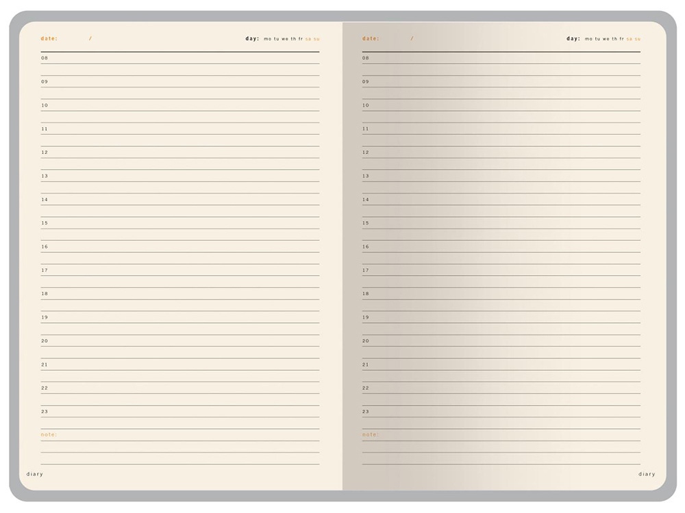 Ежедневник А5 недатированный Prestige, темно-коричневый-1