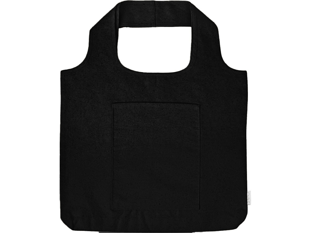 Сумка-шоппер Vest из хлопка 340 г/м2, черный-2