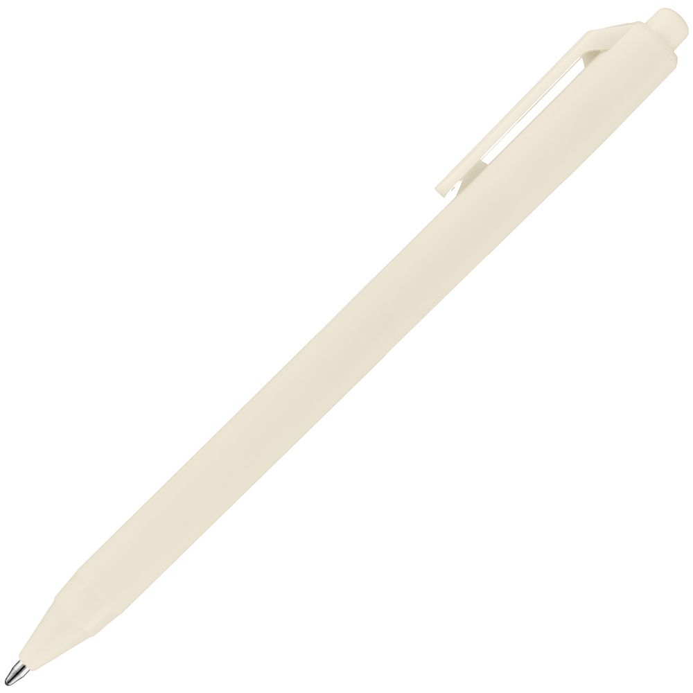 Ручка шариковая Cursive Soft Touch, бежевая-1