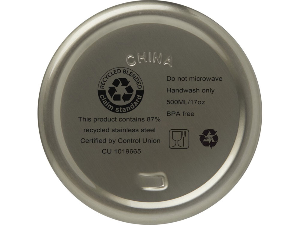 Бутылка с вакуумной изоляцией Vasa объемом 500 мл, титан-3