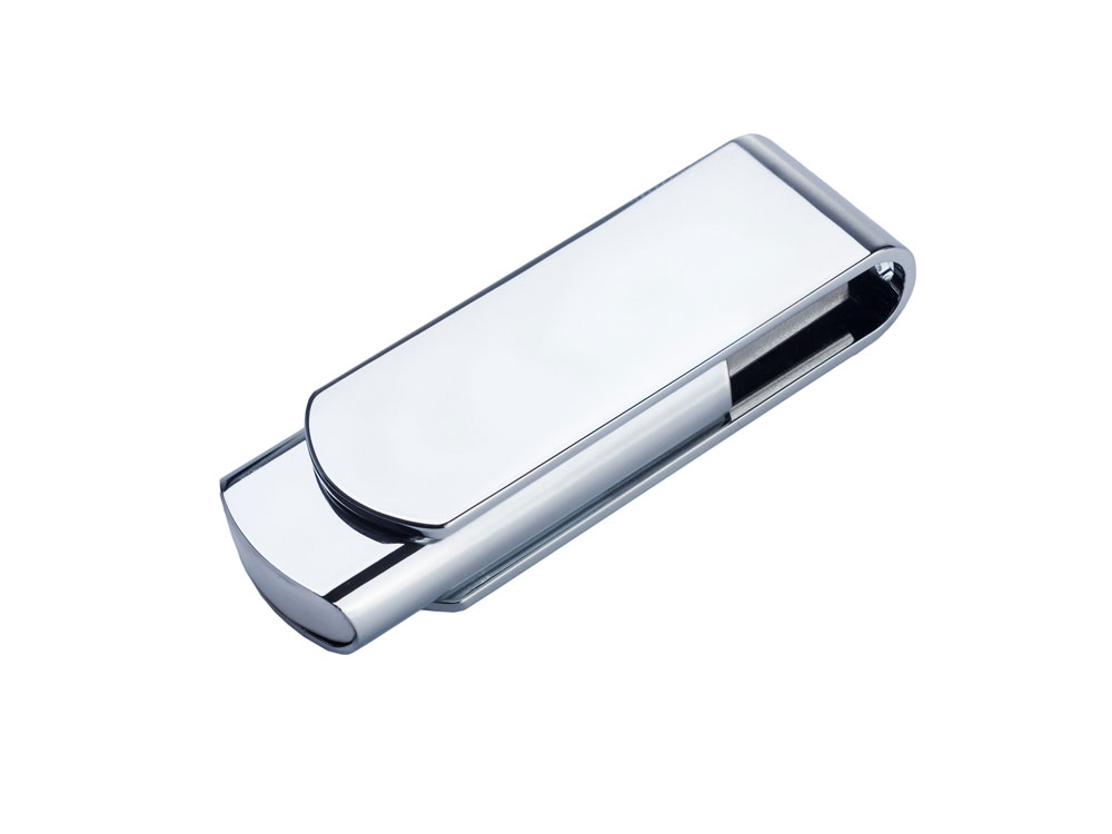 USB-флешка металлическая поворотная на 64 ГБ 3.0, глянец-1