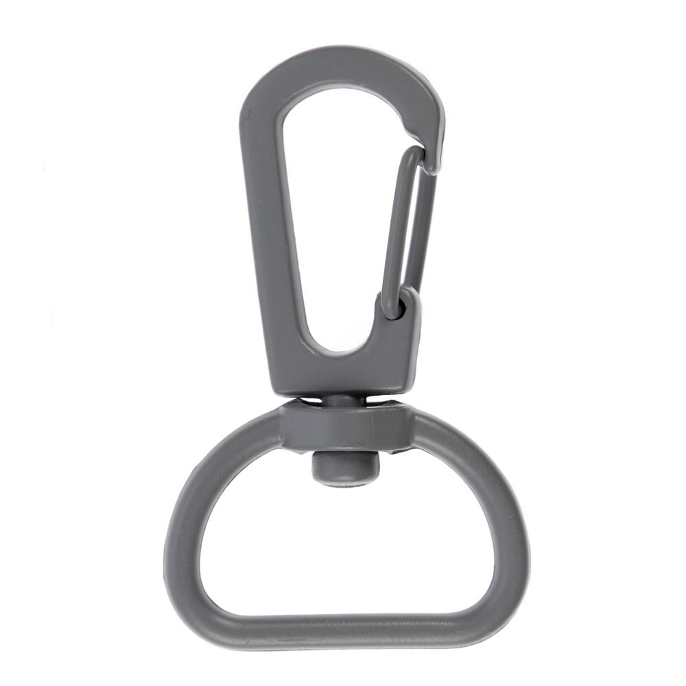 Застежка-карабин Snap Hook, M, серая-0