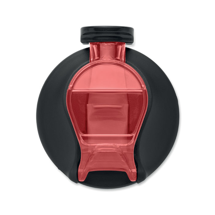 Бутылка 700 мл, прозрачно-красный-7