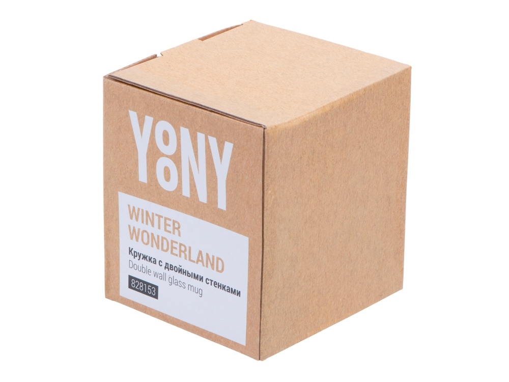 Кружка с двойными стенками с елочкой внутри Winter Wonderland-10