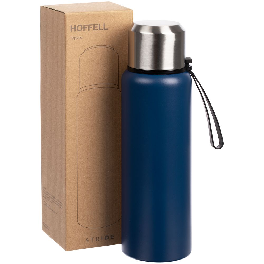 Термос с ситечком Hoffell, синий-4