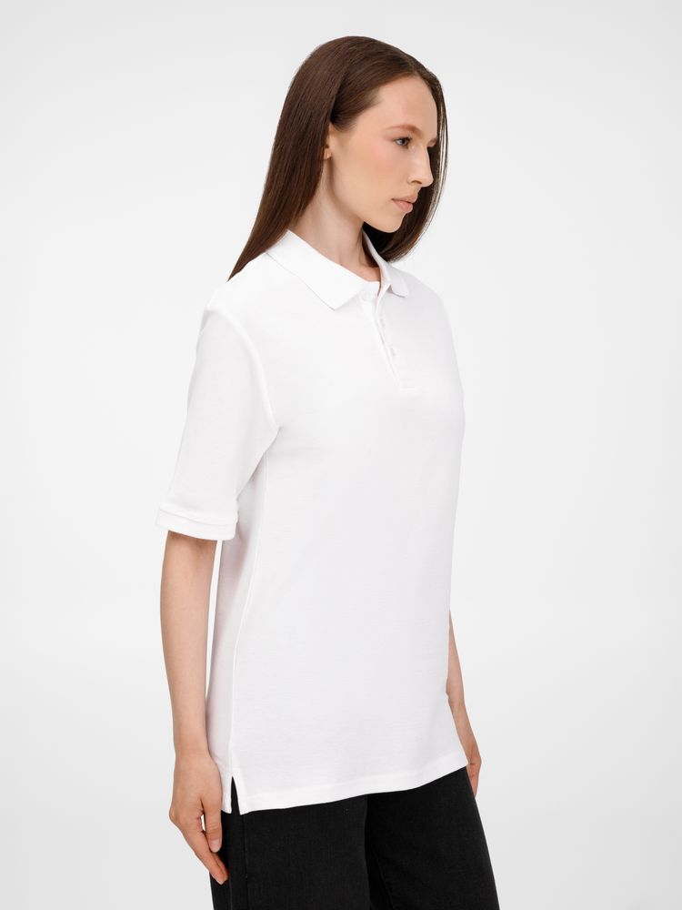 Рубашка поло унисекс Upswing, белая-8