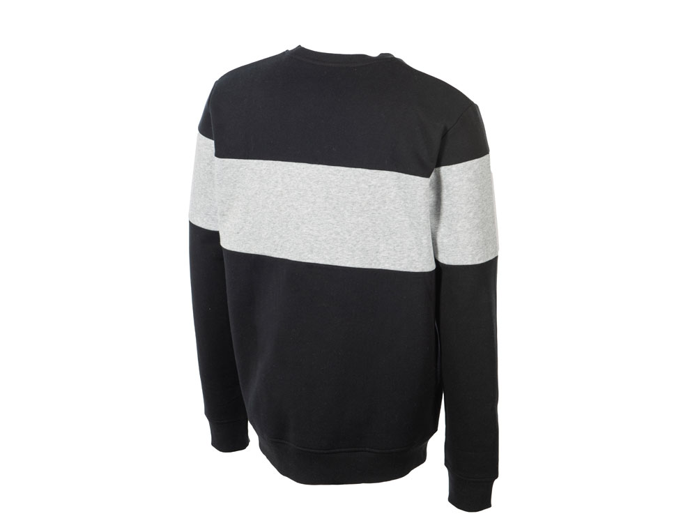 Свитшот блокинг Edinburgh, черный/серый меланж, мужской-5