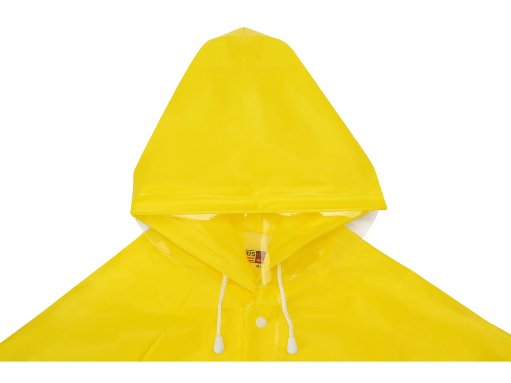 Дождевик Hawaii pro c чехлом унисекс, желтый-7