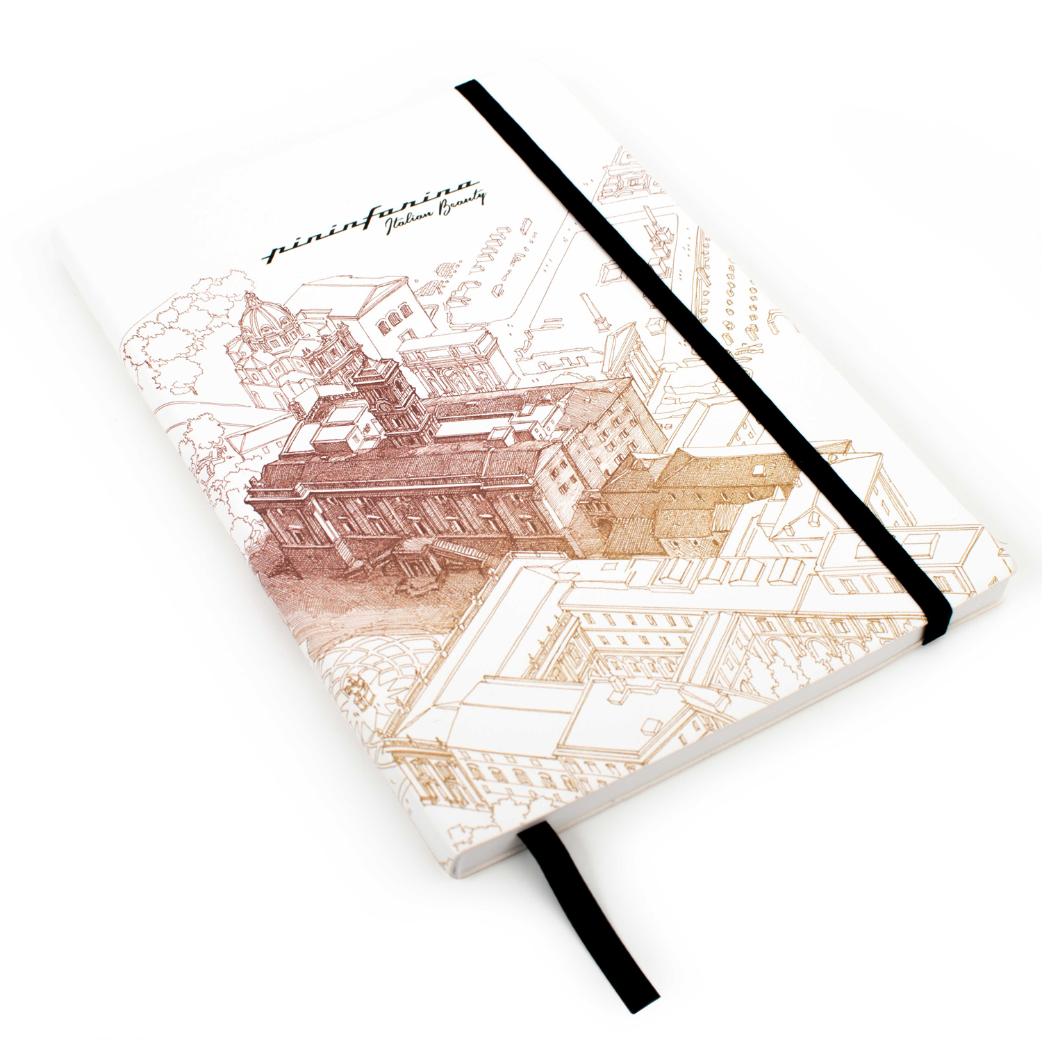 Блокнот линованный Pininfarina ITALIAN BEAUTY ROMA из каменной бумаги, А5-0