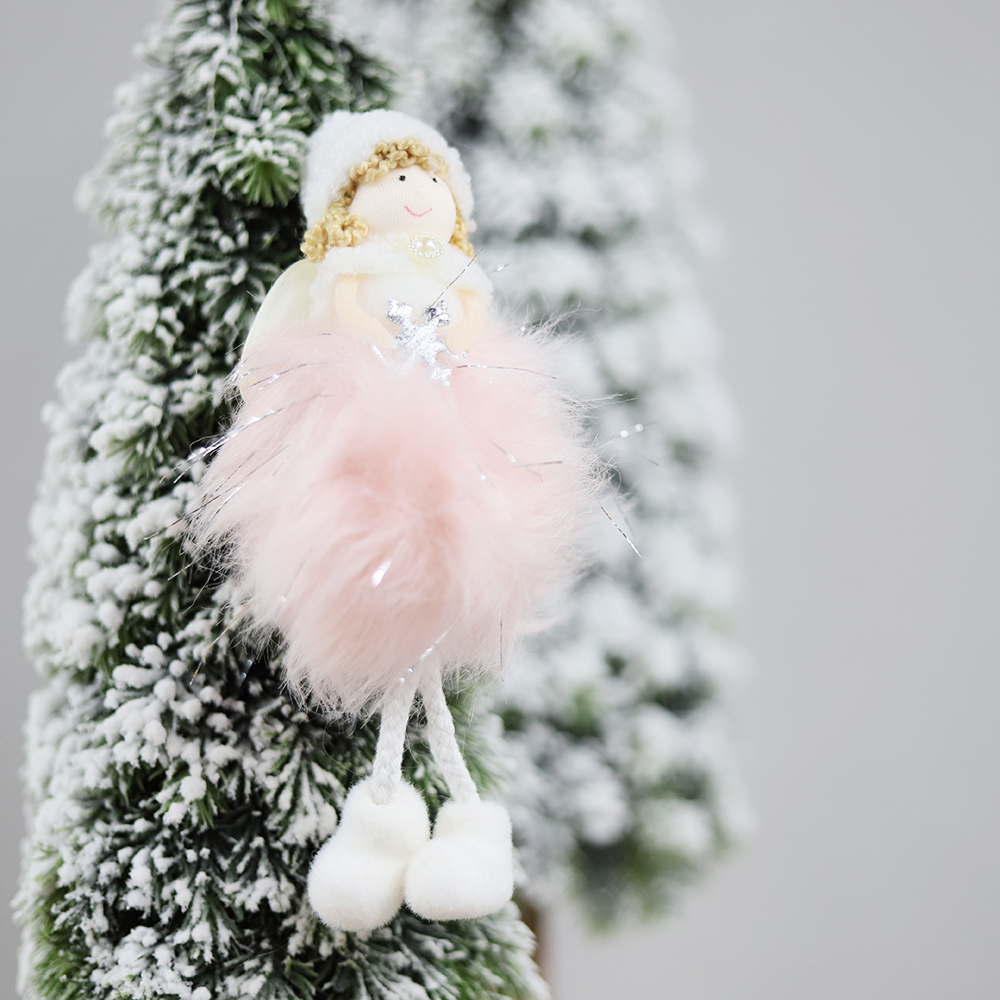 Новогоднее украшение рождественский ангел Брайтенс, Розовый-0