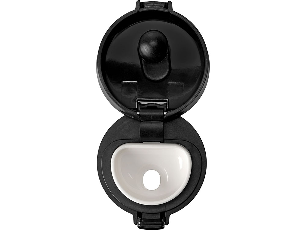 Герметичная термокружка Trigger 380мл, черный-5