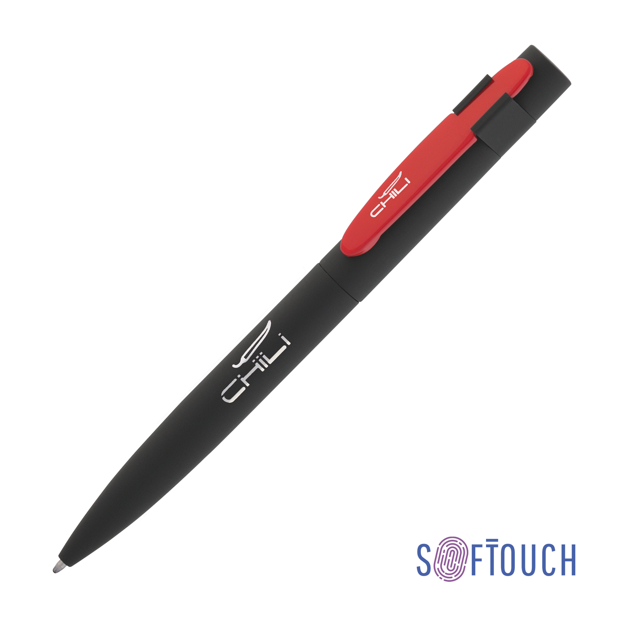 Ручка шариковая "Lip", покрытие soft touch-0