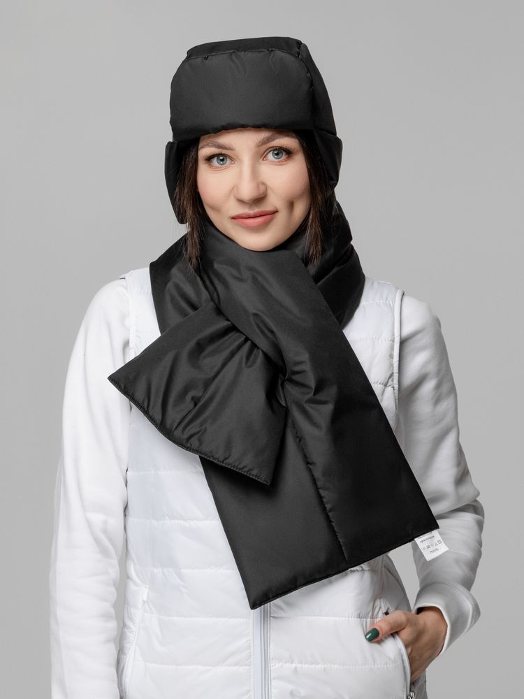 Шапка-ушанка Shelter, черная-9