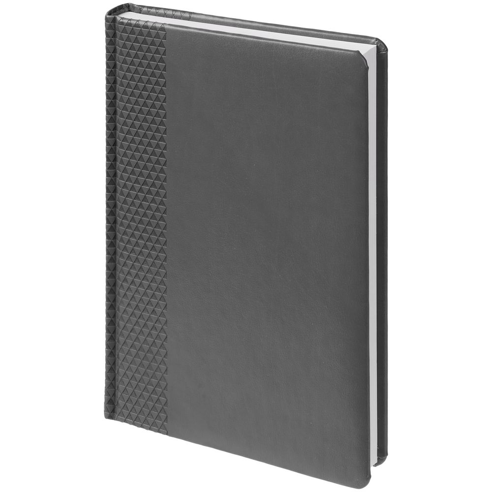 Ежедневник Prizma, недатированный, серый-0