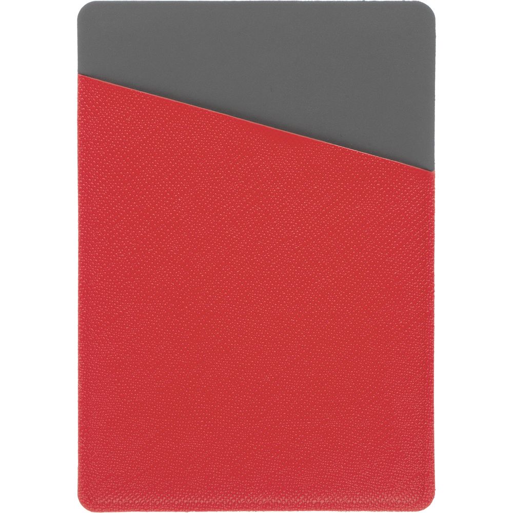 Картхолдер Dual, серо-красный-1