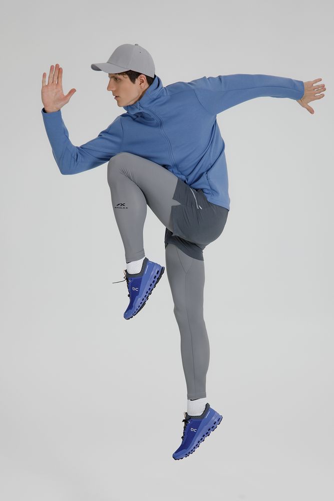 Бейсболка Kosmos, серая-5