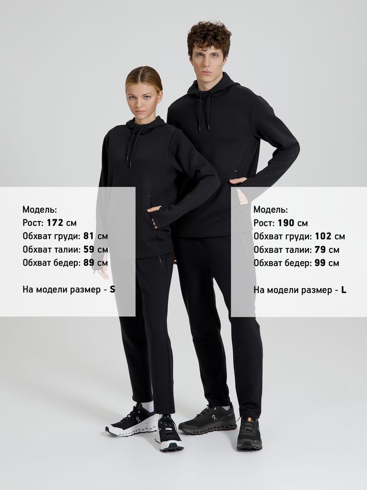 Худи унисекс Begi, черное-10