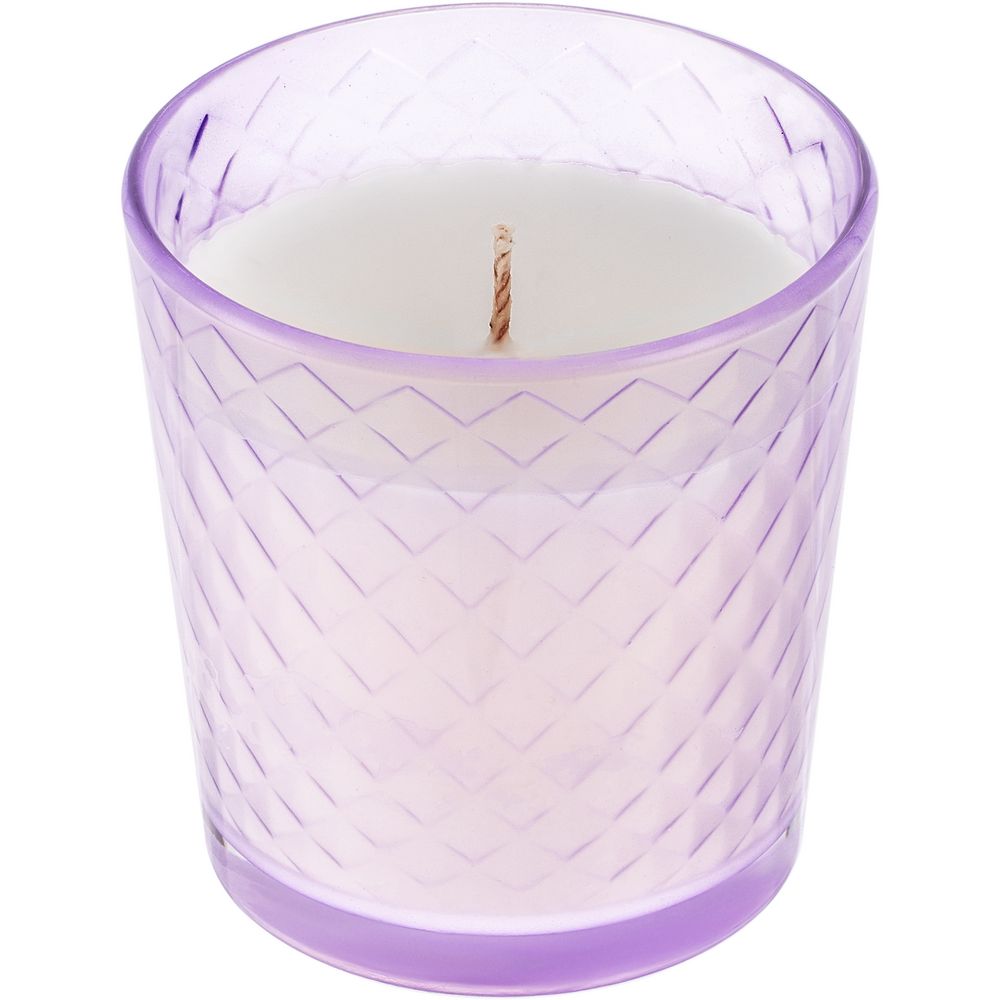 Свеча ароматическая Ristoro, сиреневая, амбра и специи-0