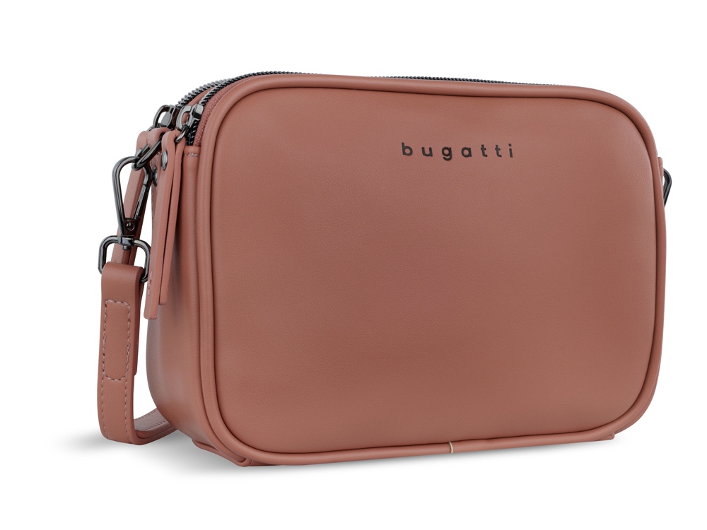 Сумка кросс-боди женская BUGATTI Almata, абрикосовая, полиуретан, 21,5х6х15 см-0
