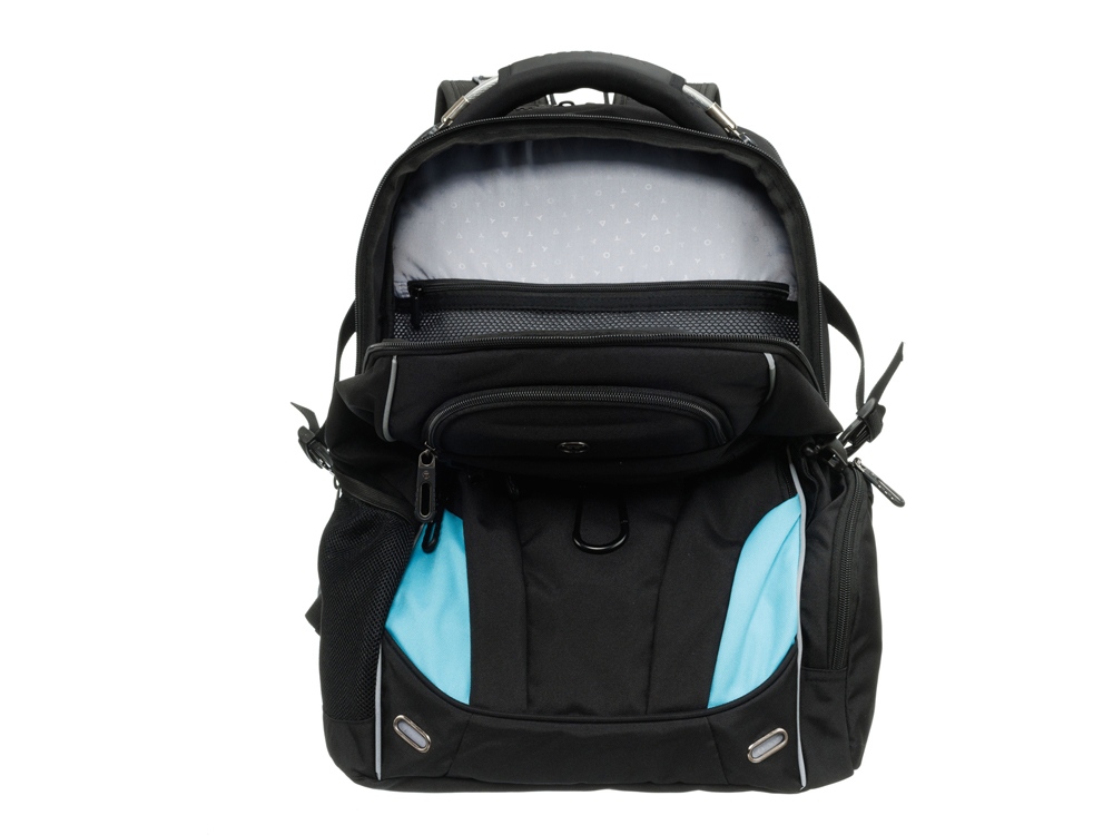 Рюкзак TORBER XPLOR с отделением для ноутбука 15, чёрный, полиэстер 900D, 34x22x46 см, 34л-7