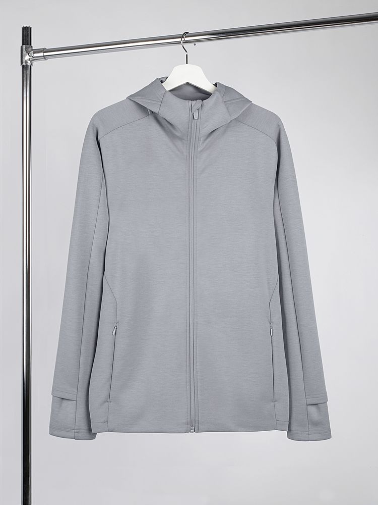 Куртка с капюшоном унисекс Begi, серая-0